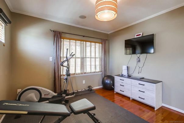Fitness Equipment, Interior, Wood Texture Flooring
