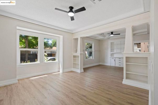 Empty room, Interior, Wood Texture Flooring