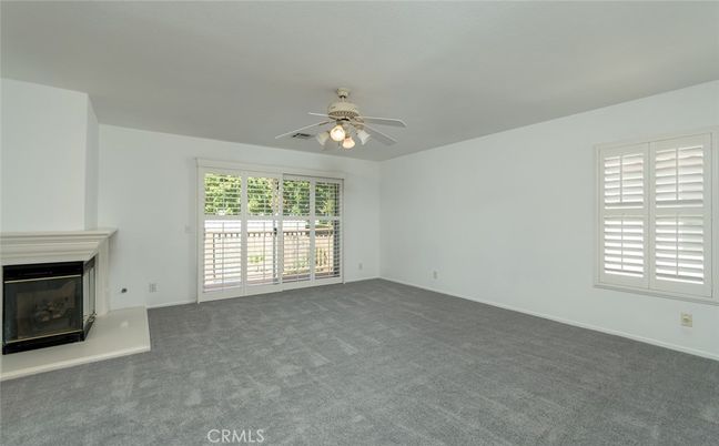 Empty room, Fireplace, Interior