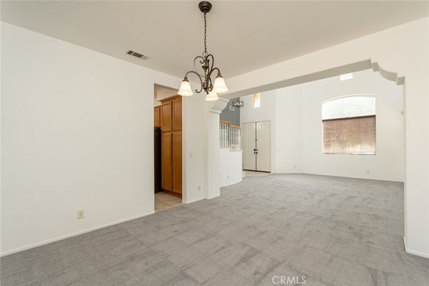 Chandelier, Empty room, Interior