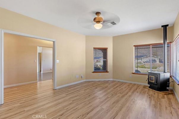 Empty room, Fireplace, Interior, Wood Texture Flooring