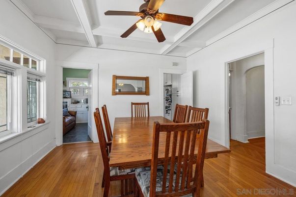 Dining room, Interior, Wood Texture Flooring