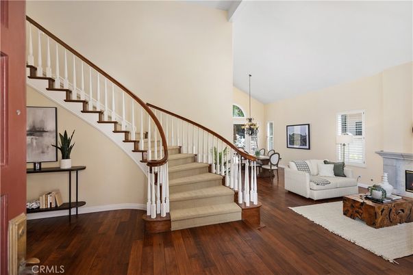 Chandelier, Dining room, Fireplace, Interior, Living room, Wood Texture Flooring
