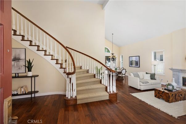 Chandelier, Dining room, Fireplace, Interior, Living room, Wood Texture Flooring