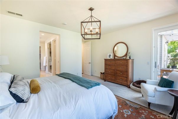 Bedroom, Interior, Pendant Lights, Recessed Lighting