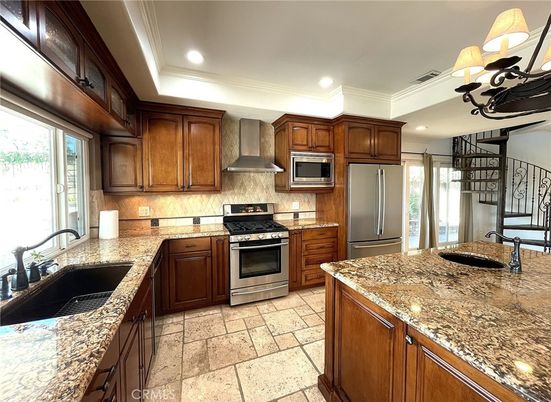 Interior, Kitchen, Recessed Lighting, Stainless Steel Appliances