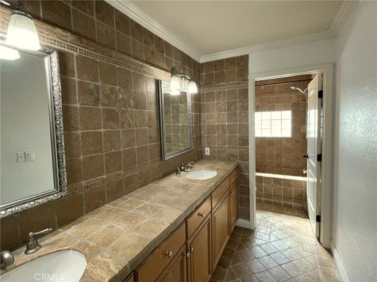 Bathroom, Dual Sink Vanities, Interior, Tile Countertops