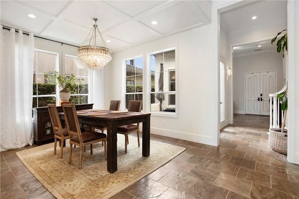 Chandelier, Dining room, Interior, Recessed Lighting