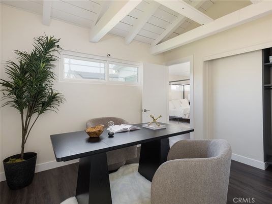 Home Office, Interior, Wood Texture Flooring