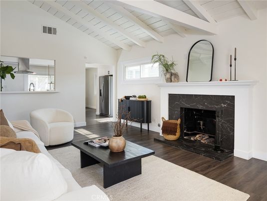 Fireplace, Interior, Living room, Wood Texture Flooring