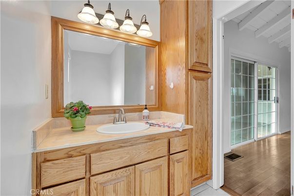 Bathroom, Interior, Wood Texture Flooring