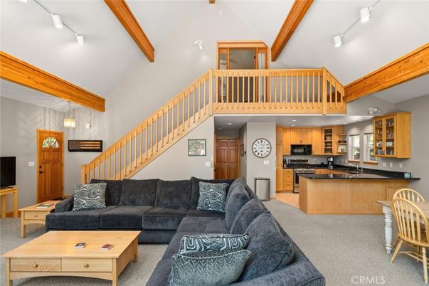 Interior, Kitchen, Living room, Wooden Beams