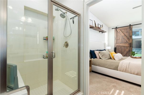 Bathroom, Bedroom, Glass Shower, Interior