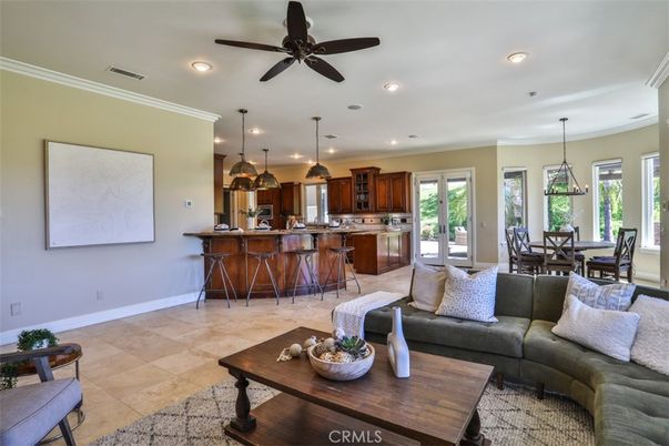Dining room, Interior, Kitchen, Living room, Pendant Lights, Recessed Lighting