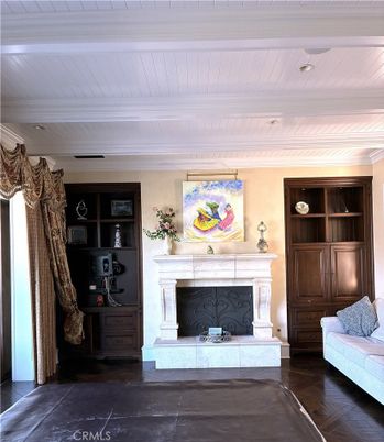 Fireplace, Interior, Wood Texture Flooring