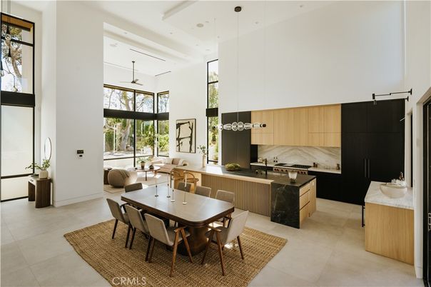 Dining room, Interior, Kitchen, Pendant Lights, Recessed Lighting
