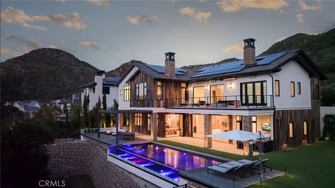 Exterior, Pool, Solar Panels