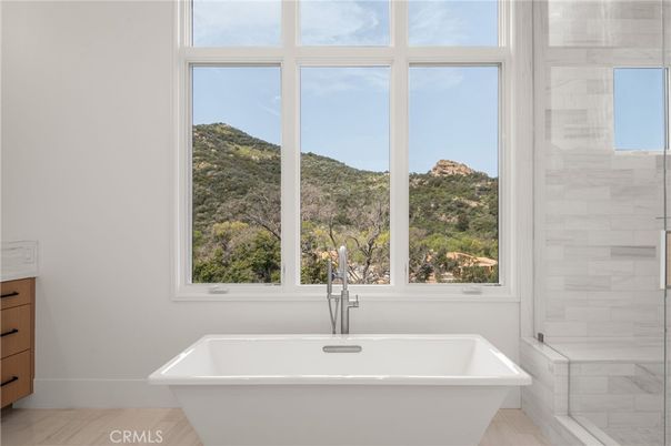 Bathroom, Free Standing Baths, Interior, Marble Walls