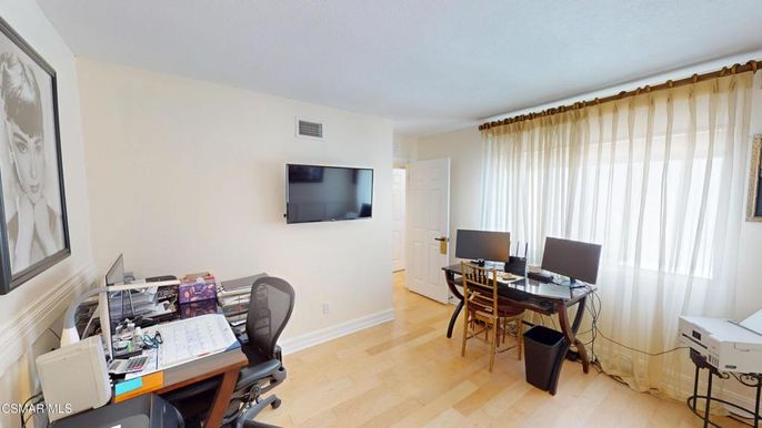 Home Office, Interior, Wood Texture Flooring