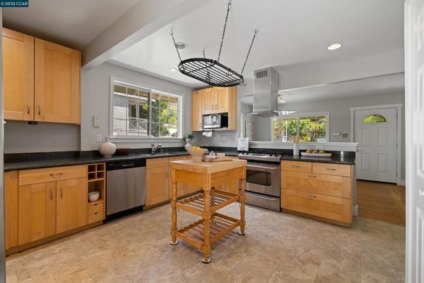 Interior, Kitchen, Recessed Lighting, Stainless Steel Appliances