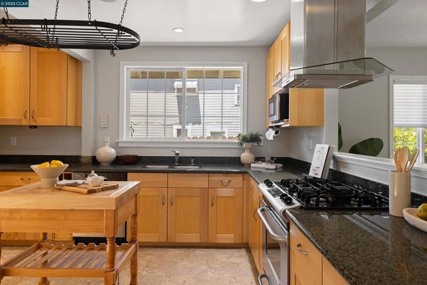 Interior, Kitchen, Recessed Lighting, Stainless Steel Appliances