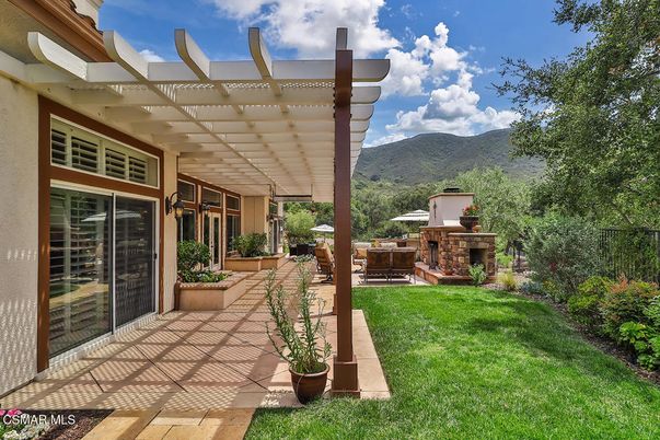 Backyard, Exterior, Fireplace