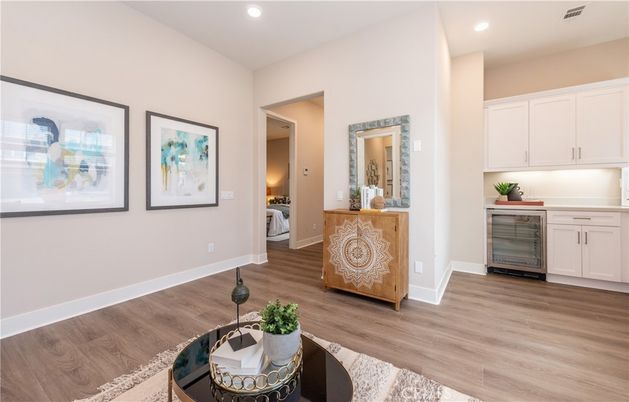 Interior, Recessed Lighting, Wood Texture Flooring