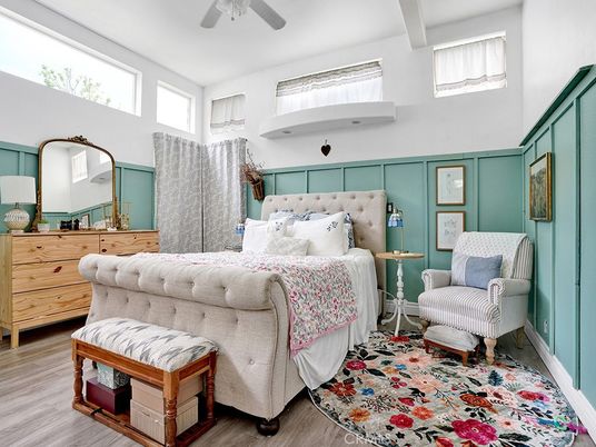 Bedroom, Interior, Wood Texture Flooring