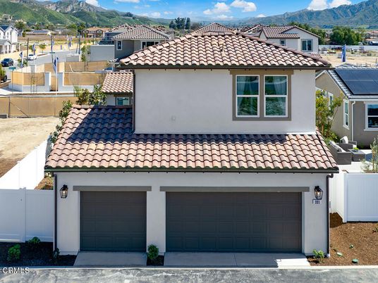 Attached, Exterior, Facade, Solar Panels, Mediterranean