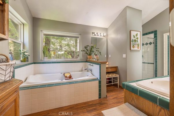 Bathroom, Interior, Wood Texture Flooring