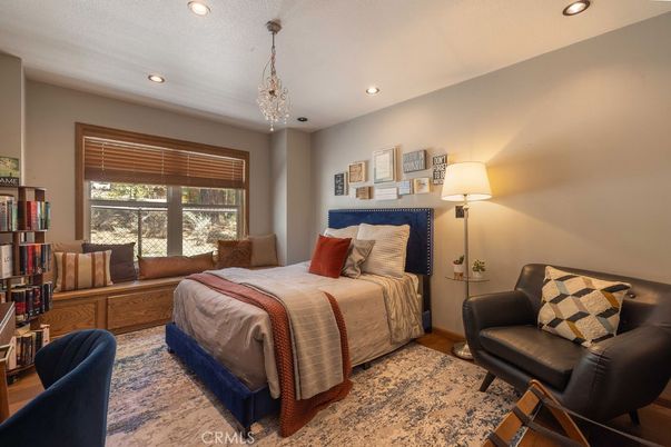 Bedroom, Interior, Pendant Lights, Recessed Lighting