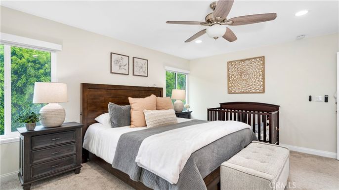 Bedroom, Interior, Recessed Lighting