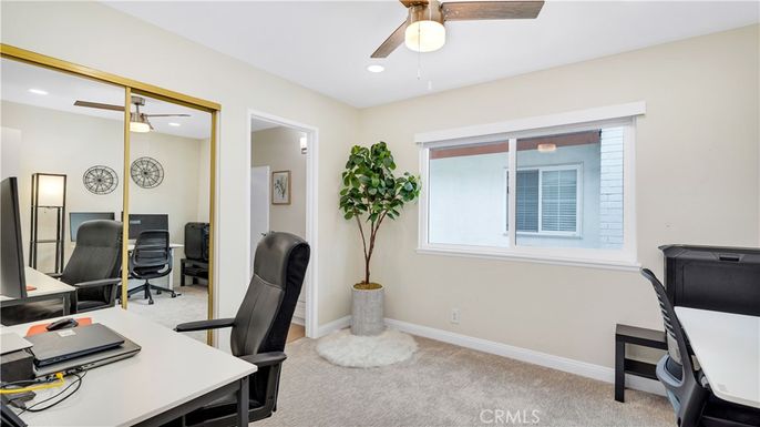 Home Office, Interior, Recessed Lighting