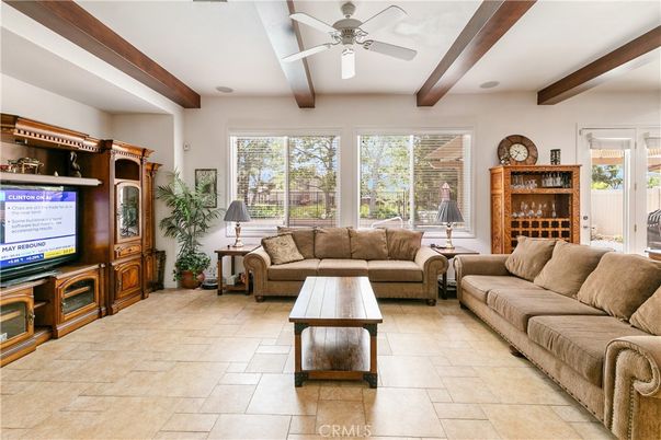 Interior, Living room, Wooden Beams