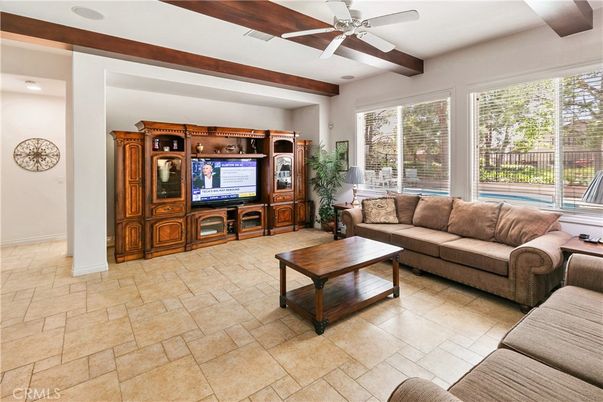 Interior, Living room, Wooden Beams