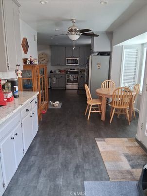 Dining room, Interior, Kitchen, Recessed Lighting