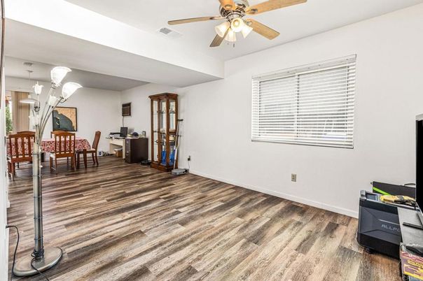 Home Office, Interior, Wood Texture Flooring