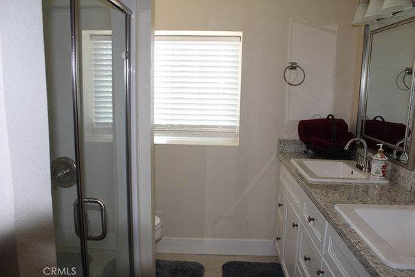 Bathroom, Dual Sink Vanities, Glass Shower, Interior