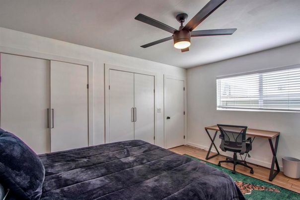Bedroom, Home Office, Interior, Wood Texture Flooring