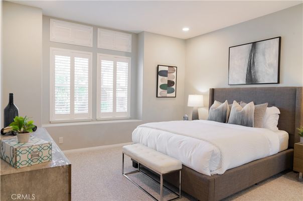 Bedroom, Interior, Recessed Lighting