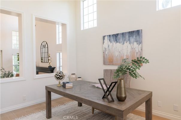 Home Office, Interior, Wood Texture Flooring