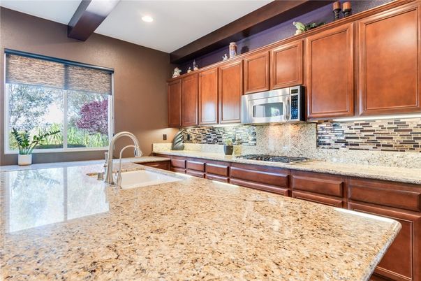 Interior, Kitchen, Recessed Lighting, Wooden Beams