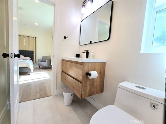 Bathroom, Bedroom, Interior, Recessed Lighting, Wood Texture Flooring