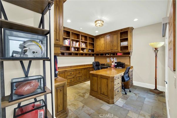 Home Office, Interior, Recessed Lighting