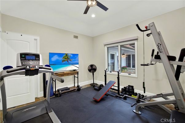 Fitness Equipment, Interior, Recessed Lighting