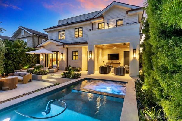 Exterior, Pool, Solar Panels