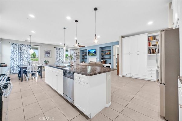 Dining room, Interior, Kitchen, Pendant Lights, Recessed Lighting