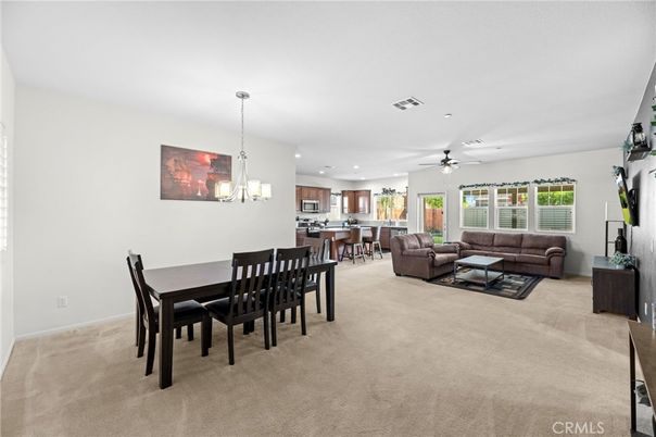 Dining room, Interior, Kitchen, Living room, Pendant Lights, Recessed Lighting