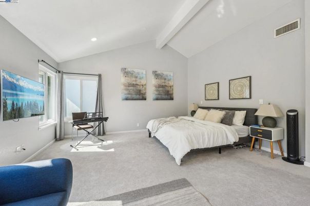 Bedroom, Home Office, Interior, Recessed Lighting