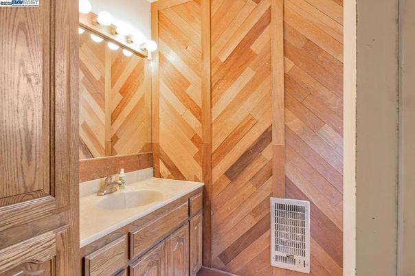Bathroom, Interior, Wooden Walls